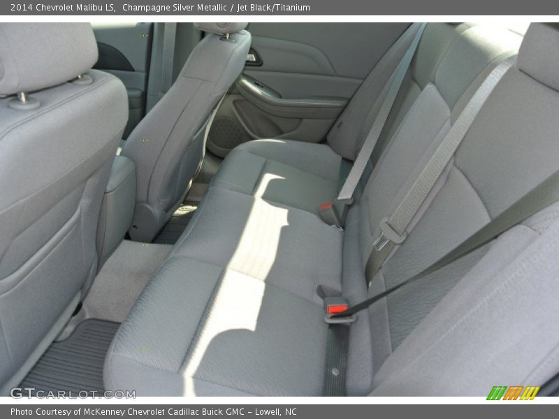 Champagne Silver Metallic / Jet Black/Titanium 2014 Chevrolet Malibu LS