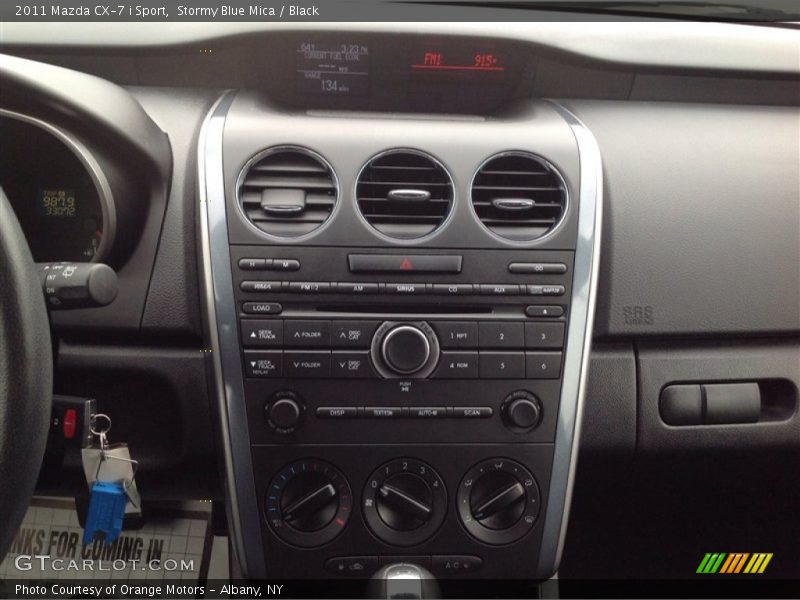 Stormy Blue Mica / Black 2011 Mazda CX-7 i Sport