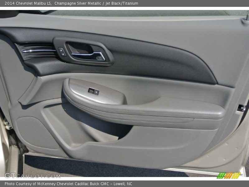 Champagne Silver Metallic / Jet Black/Titanium 2014 Chevrolet Malibu LS