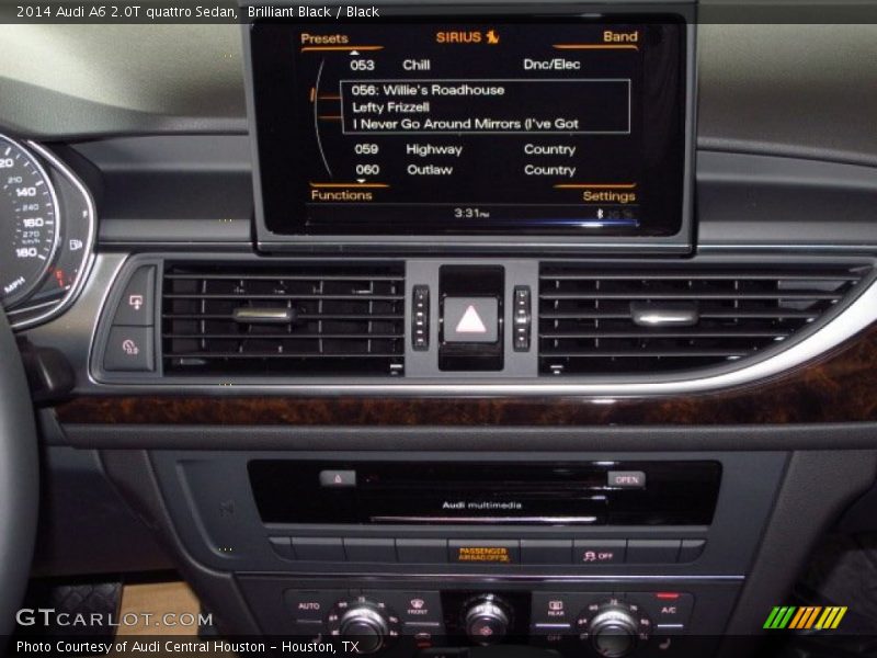 Brilliant Black / Black 2014 Audi A6 2.0T quattro Sedan