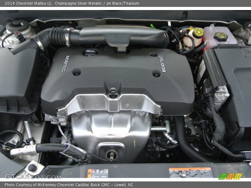 Champagne Silver Metallic / Jet Black/Titanium 2014 Chevrolet Malibu LS