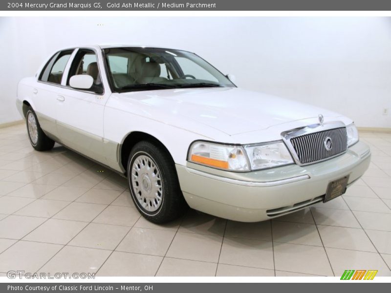 Gold Ash Metallic / Medium Parchment 2004 Mercury Grand Marquis GS