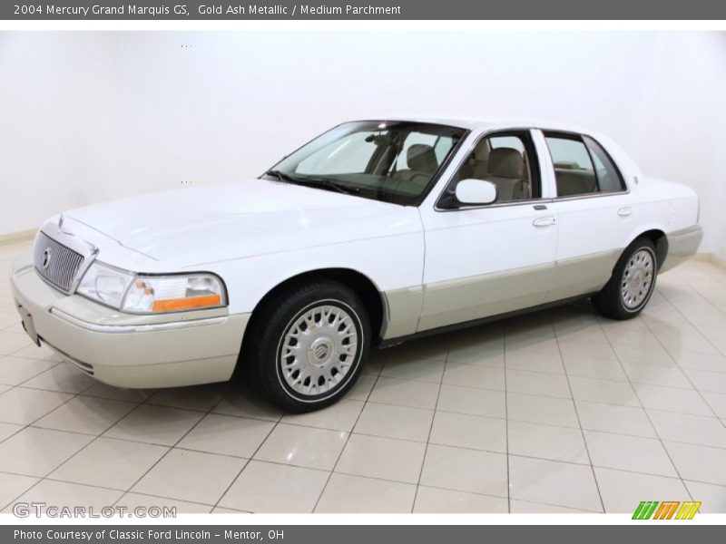 Gold Ash Metallic / Medium Parchment 2004 Mercury Grand Marquis GS
