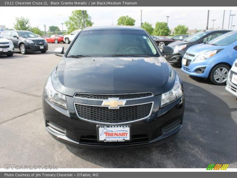 Black Granite Metallic / Jet Black/Medium Titanium 2012 Chevrolet Cruze LS