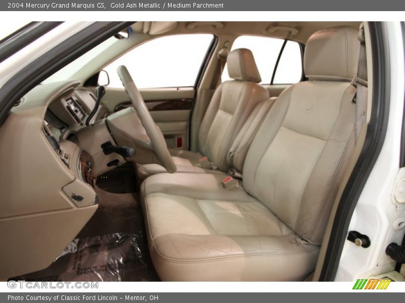 Gold Ash Metallic / Medium Parchment 2004 Mercury Grand Marquis GS
