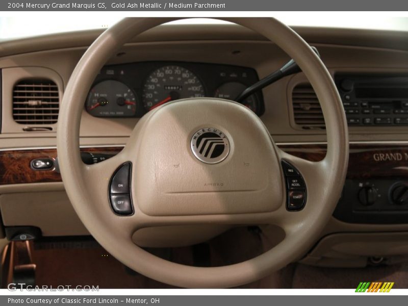Gold Ash Metallic / Medium Parchment 2004 Mercury Grand Marquis GS