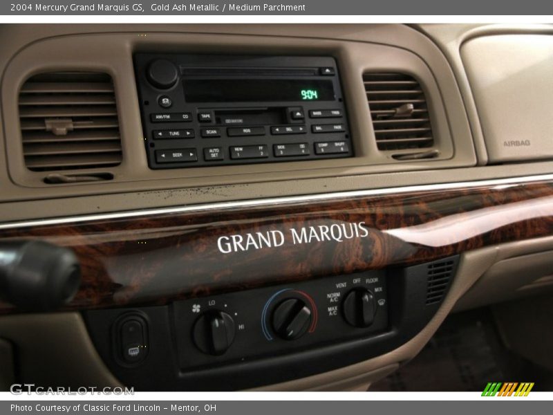 Gold Ash Metallic / Medium Parchment 2004 Mercury Grand Marquis GS
