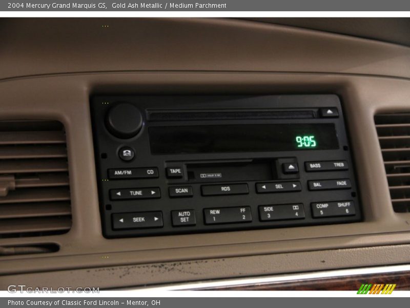 Gold Ash Metallic / Medium Parchment 2004 Mercury Grand Marquis GS