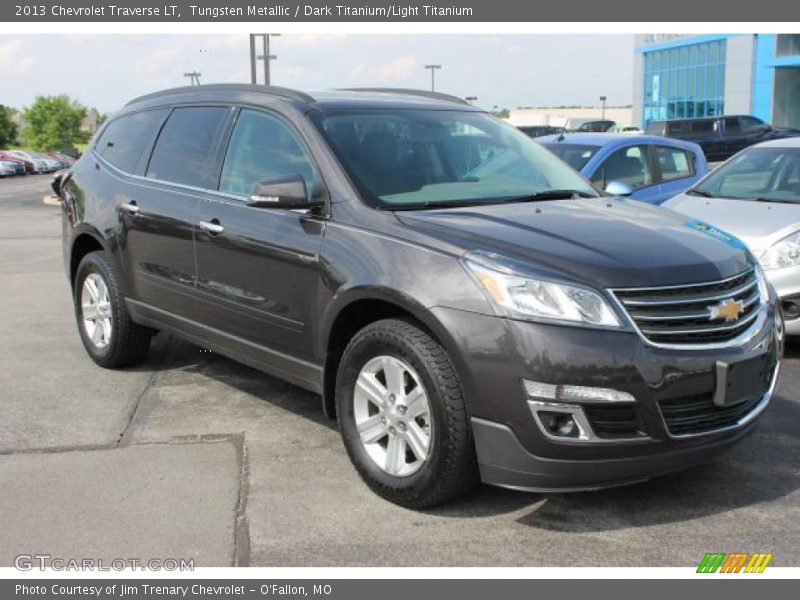 Tungsten Metallic / Dark Titanium/Light Titanium 2013 Chevrolet Traverse LT