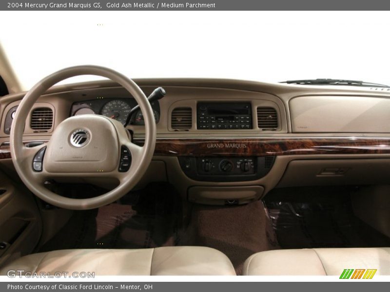 Gold Ash Metallic / Medium Parchment 2004 Mercury Grand Marquis GS