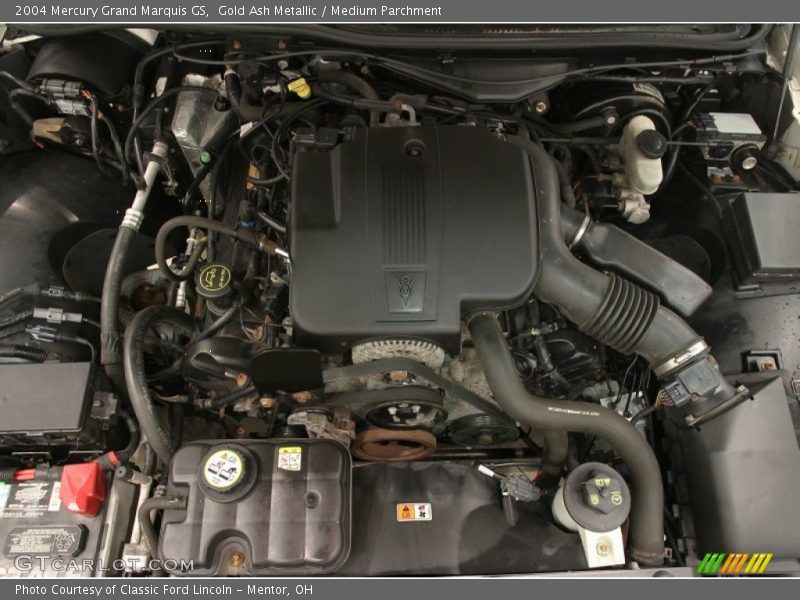 Gold Ash Metallic / Medium Parchment 2004 Mercury Grand Marquis GS