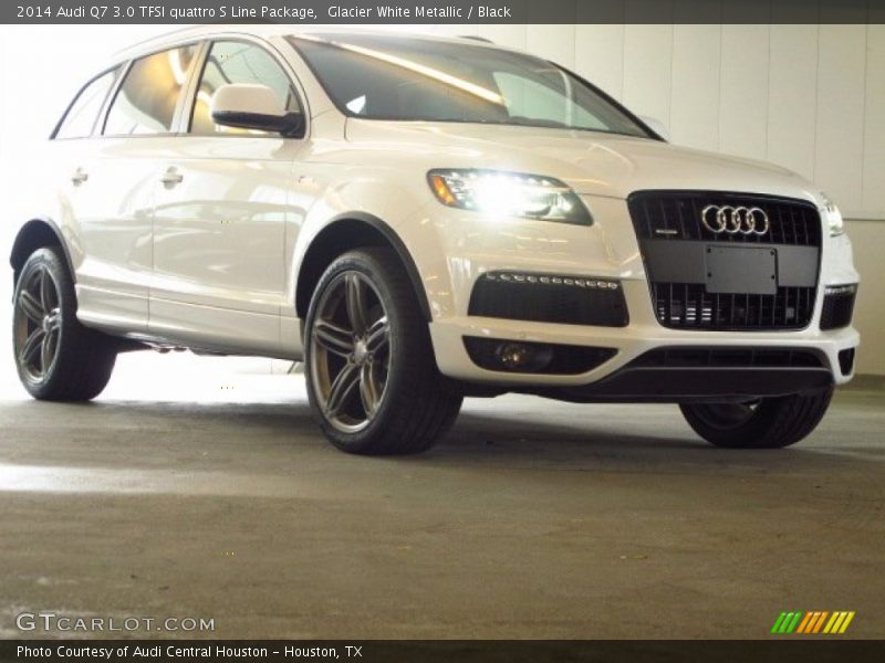 Glacier White Metallic / Black 2014 Audi Q7 3.0 TFSI quattro S Line Package