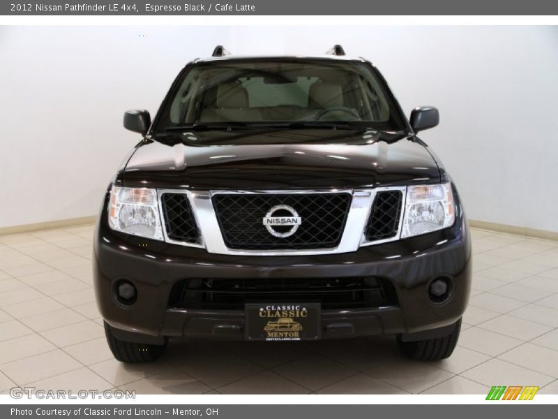 Espresso Black / Cafe Latte 2012 Nissan Pathfinder LE 4x4