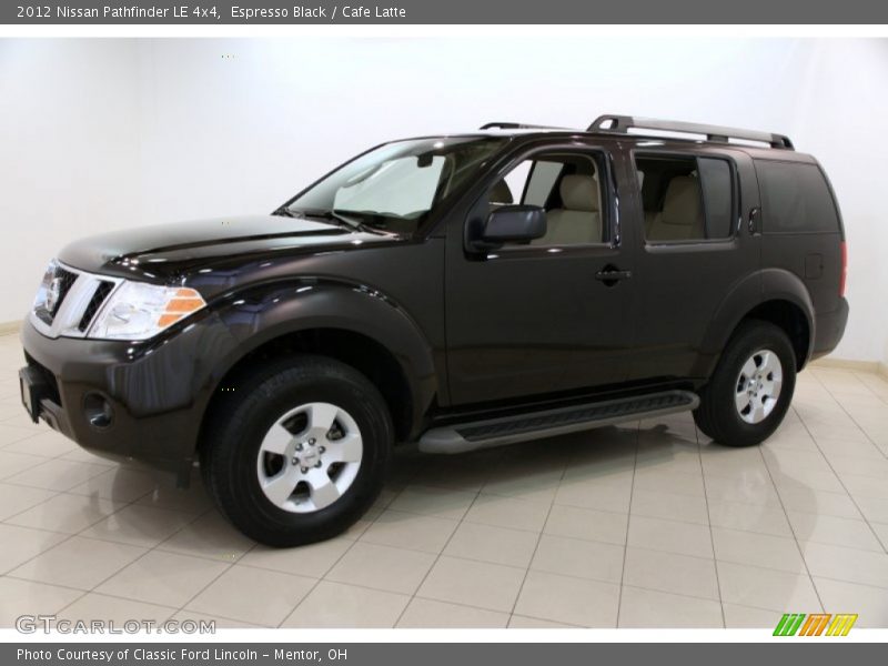 Espresso Black / Cafe Latte 2012 Nissan Pathfinder LE 4x4