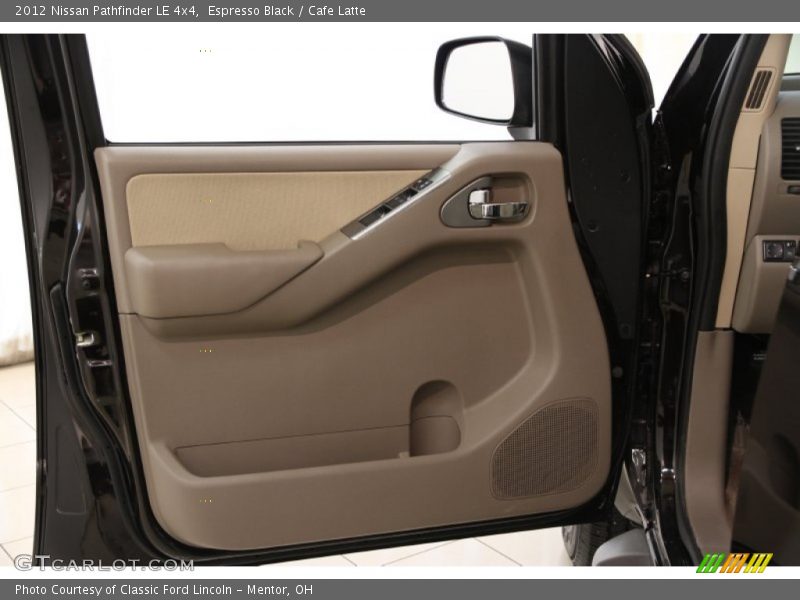 Espresso Black / Cafe Latte 2012 Nissan Pathfinder LE 4x4