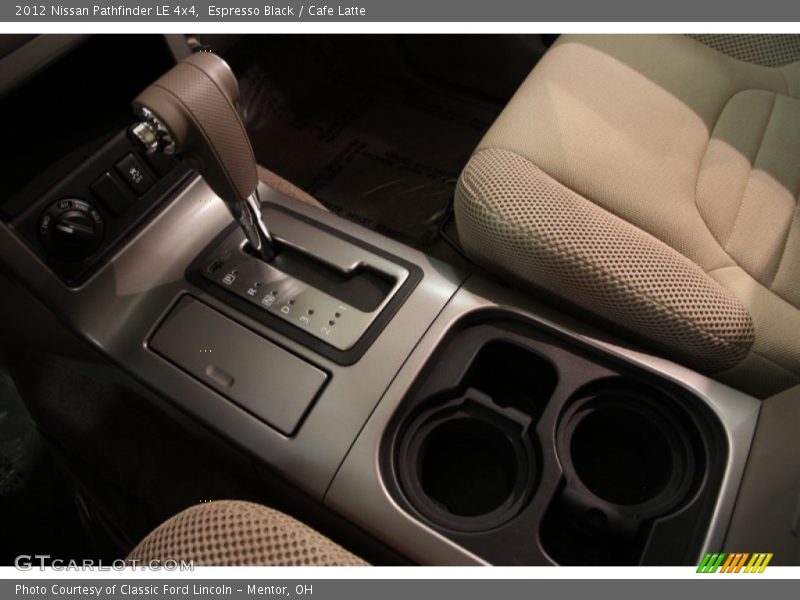 Espresso Black / Cafe Latte 2012 Nissan Pathfinder LE 4x4