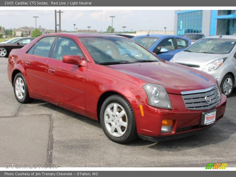 Red Line / Light Neutral 2005 Cadillac CTS Sedan