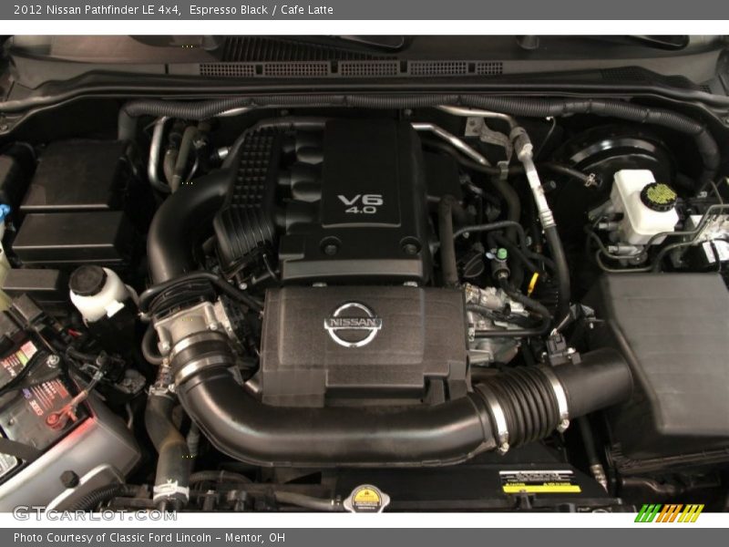 Espresso Black / Cafe Latte 2012 Nissan Pathfinder LE 4x4