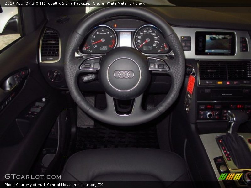 Glacier White Metallic / Black 2014 Audi Q7 3.0 TFSI quattro S Line Package