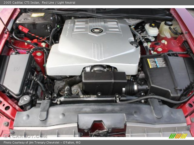 Red Line / Light Neutral 2005 Cadillac CTS Sedan