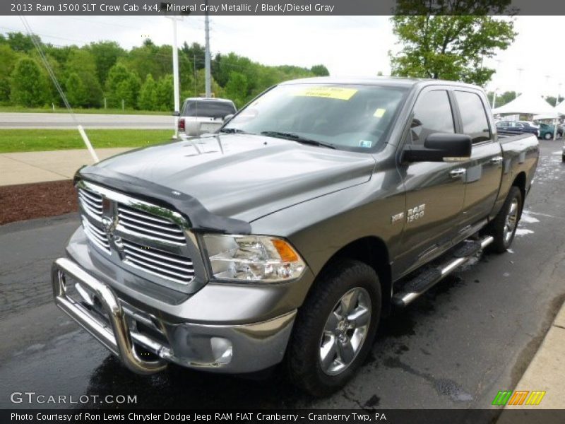 Mineral Gray Metallic / Black/Diesel Gray 2013 Ram 1500 SLT Crew Cab 4x4