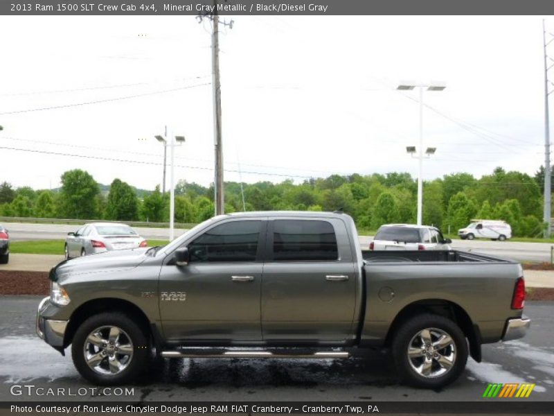 Mineral Gray Metallic / Black/Diesel Gray 2013 Ram 1500 SLT Crew Cab 4x4