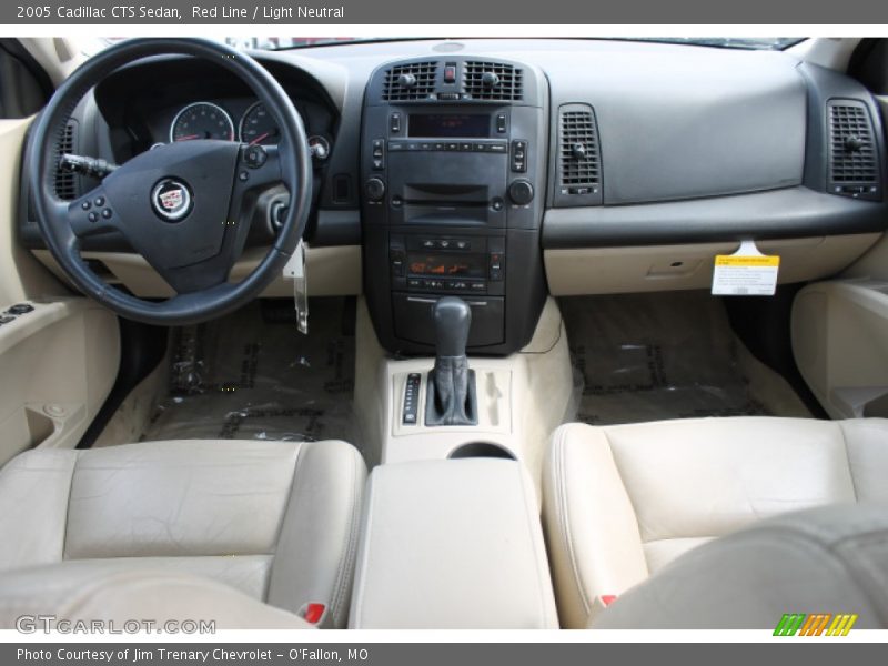 Red Line / Light Neutral 2005 Cadillac CTS Sedan