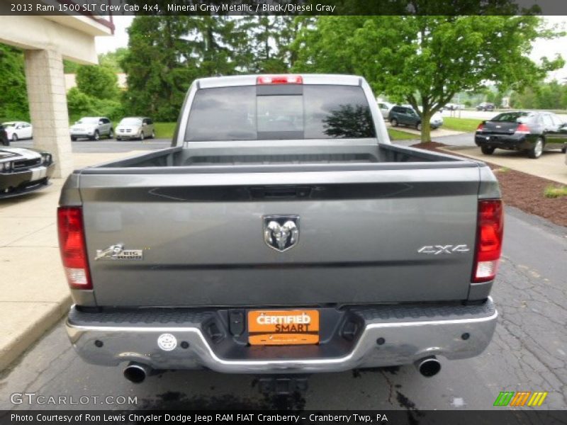 Mineral Gray Metallic / Black/Diesel Gray 2013 Ram 1500 SLT Crew Cab 4x4