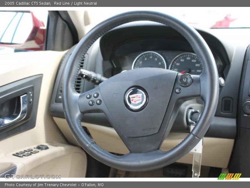 Red Line / Light Neutral 2005 Cadillac CTS Sedan