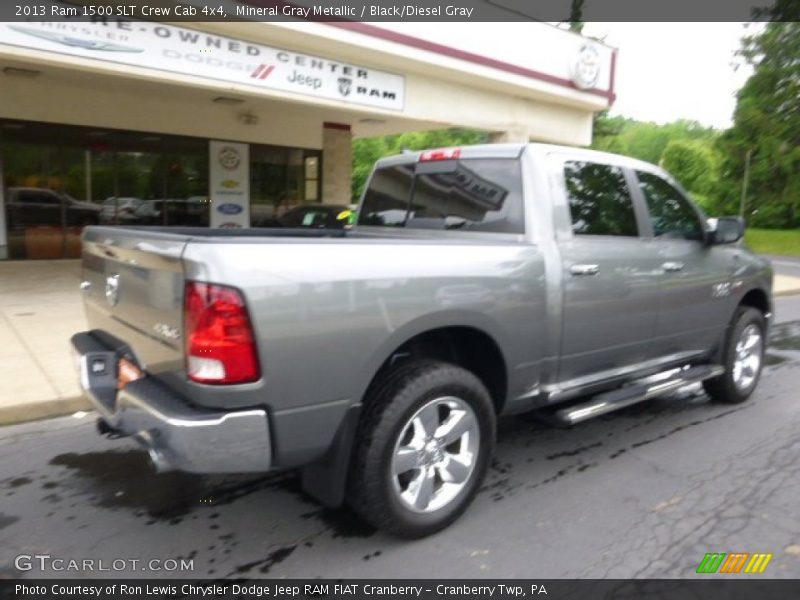 Mineral Gray Metallic / Black/Diesel Gray 2013 Ram 1500 SLT Crew Cab 4x4