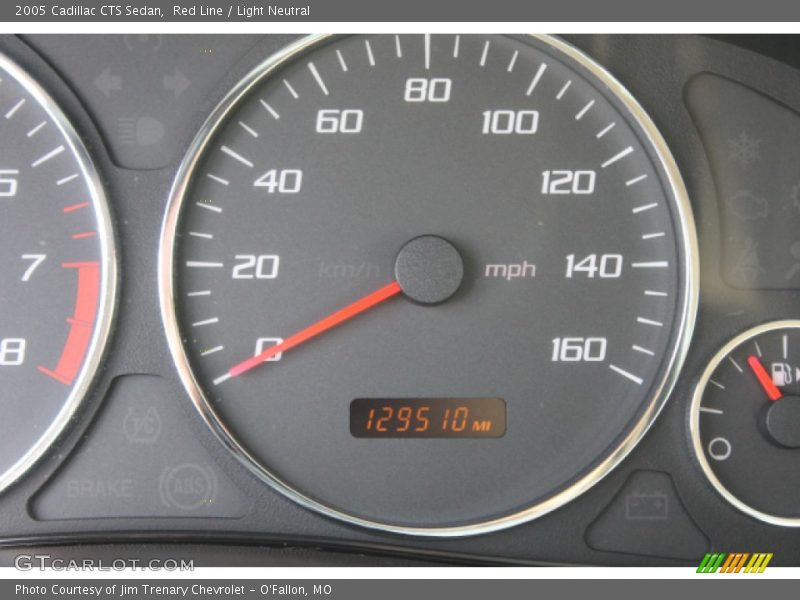 Red Line / Light Neutral 2005 Cadillac CTS Sedan