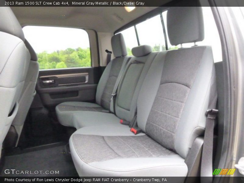 Mineral Gray Metallic / Black/Diesel Gray 2013 Ram 1500 SLT Crew Cab 4x4