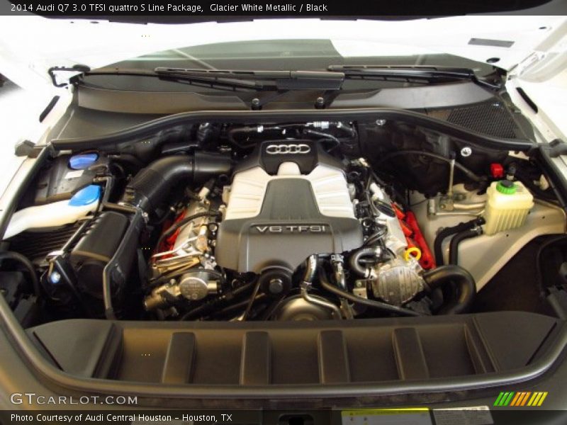 Glacier White Metallic / Black 2014 Audi Q7 3.0 TFSI quattro S Line Package