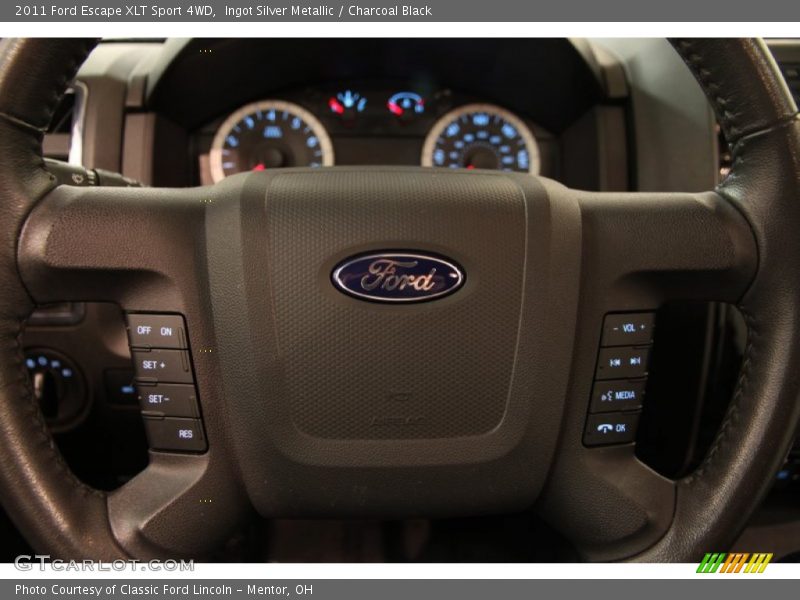 Ingot Silver Metallic / Charcoal Black 2011 Ford Escape XLT Sport 4WD