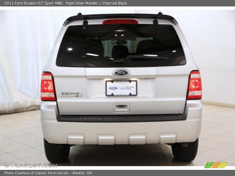 Ingot Silver Metallic / Charcoal Black 2011 Ford Escape XLT Sport 4WD