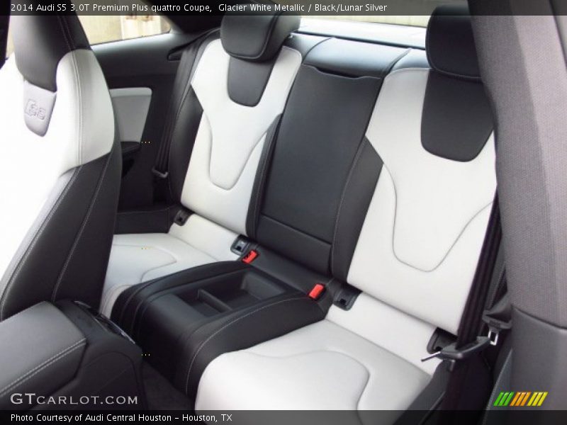 Glacier White Metallic / Black/Lunar Silver 2014 Audi S5 3.0T Premium Plus quattro Coupe