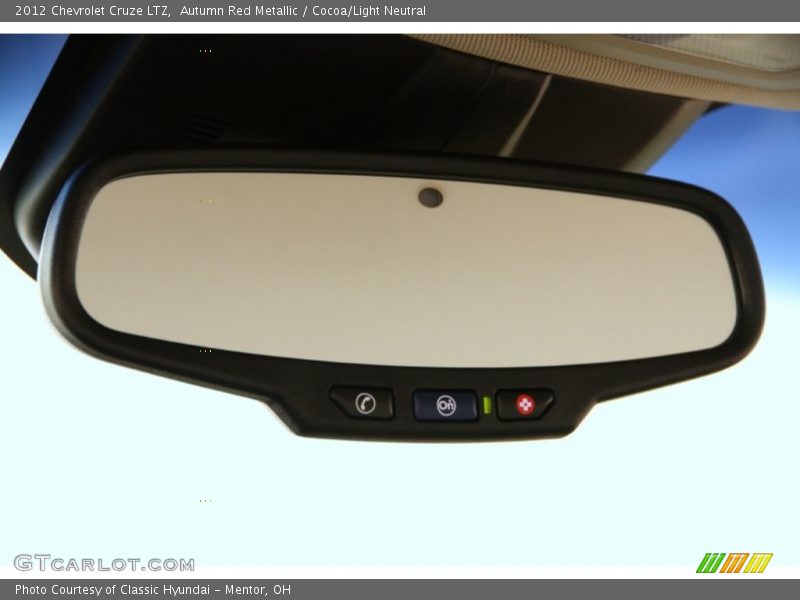 Autumn Red Metallic / Cocoa/Light Neutral 2012 Chevrolet Cruze LTZ
