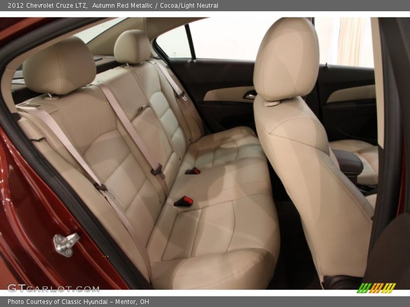 Autumn Red Metallic / Cocoa/Light Neutral 2012 Chevrolet Cruze LTZ