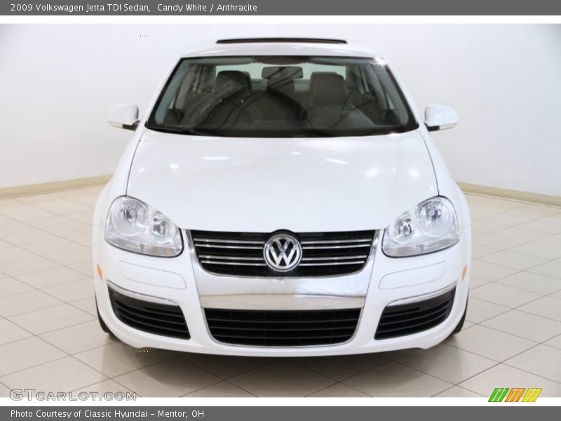 Candy White / Anthracite 2009 Volkswagen Jetta TDI Sedan