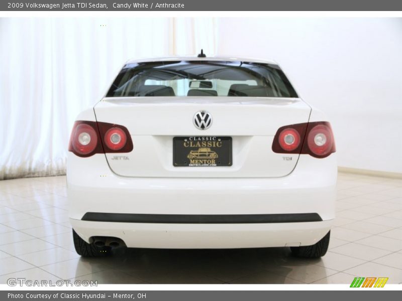 Candy White / Anthracite 2009 Volkswagen Jetta TDI Sedan