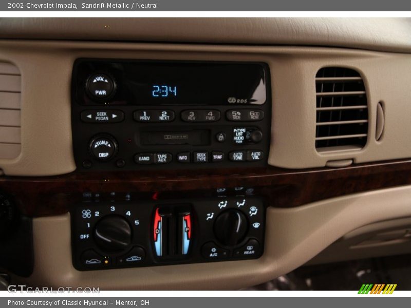 Controls of 2002 Impala 