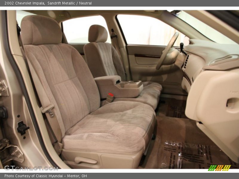 Front Seat of 2002 Impala 