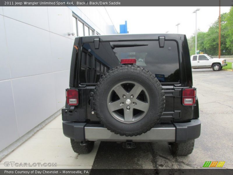 Black / Black/Dark Saddle 2011 Jeep Wrangler Unlimited Sport 4x4