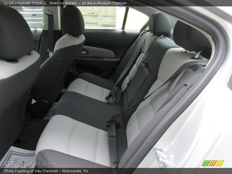 Silver Ice Metallic / Jet Black/Medium Titanium 2014 Chevrolet Cruze LS