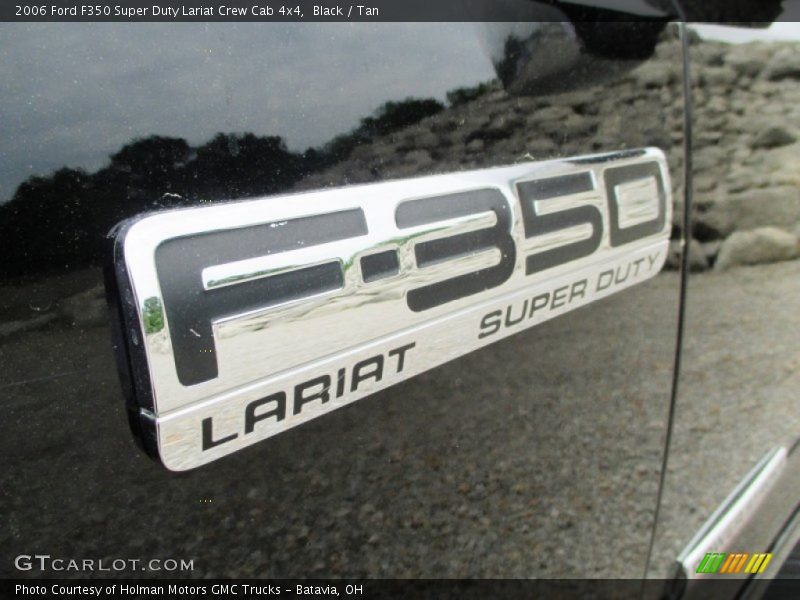 Black / Tan 2006 Ford F350 Super Duty Lariat Crew Cab 4x4