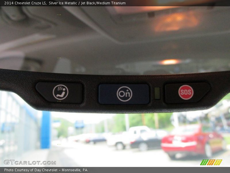 Silver Ice Metallic / Jet Black/Medium Titanium 2014 Chevrolet Cruze LS