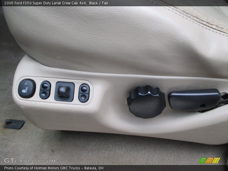 Black / Tan 2006 Ford F350 Super Duty Lariat Crew Cab 4x4