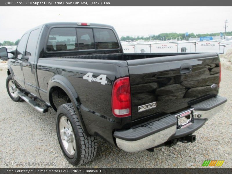 Black / Tan 2006 Ford F350 Super Duty Lariat Crew Cab 4x4