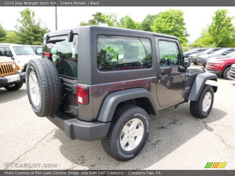 Granite Metallic / Black 2014 Jeep Wrangler Sport 4x4