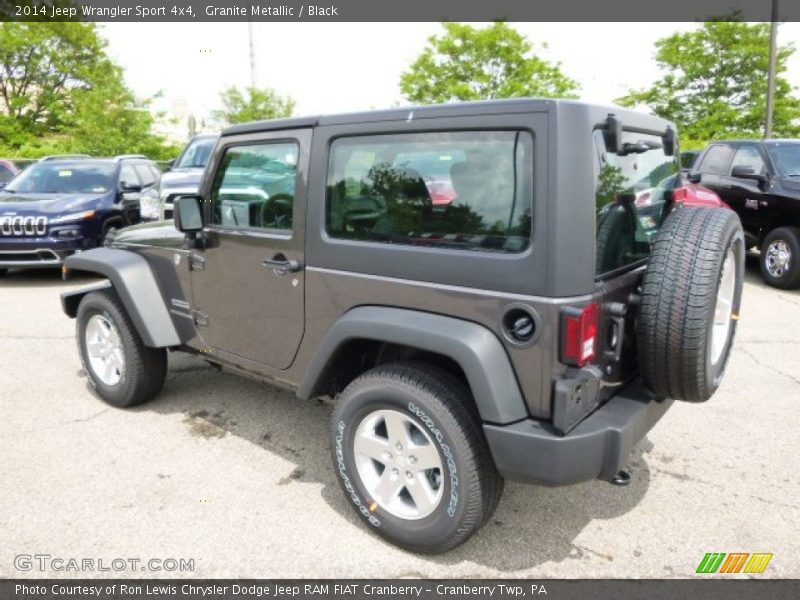 Granite Metallic / Black 2014 Jeep Wrangler Sport 4x4
